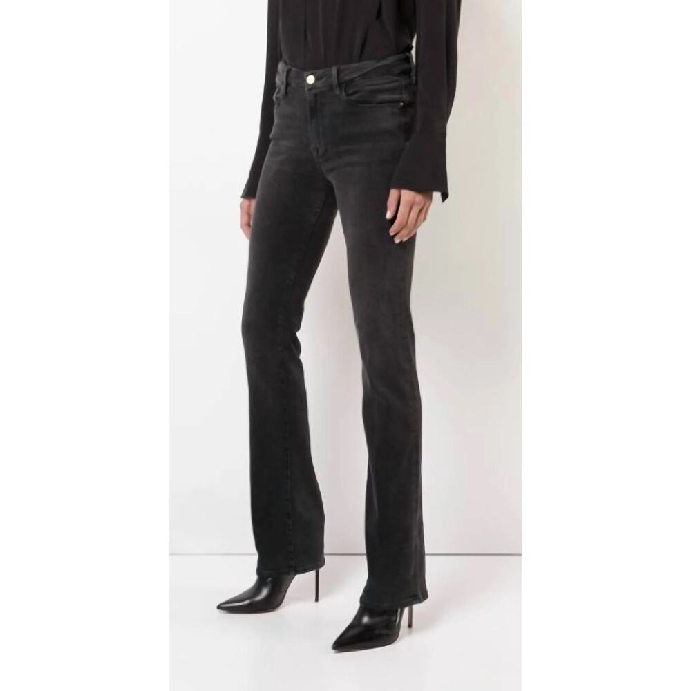Frame Denim Black Boot Cut Jeans
